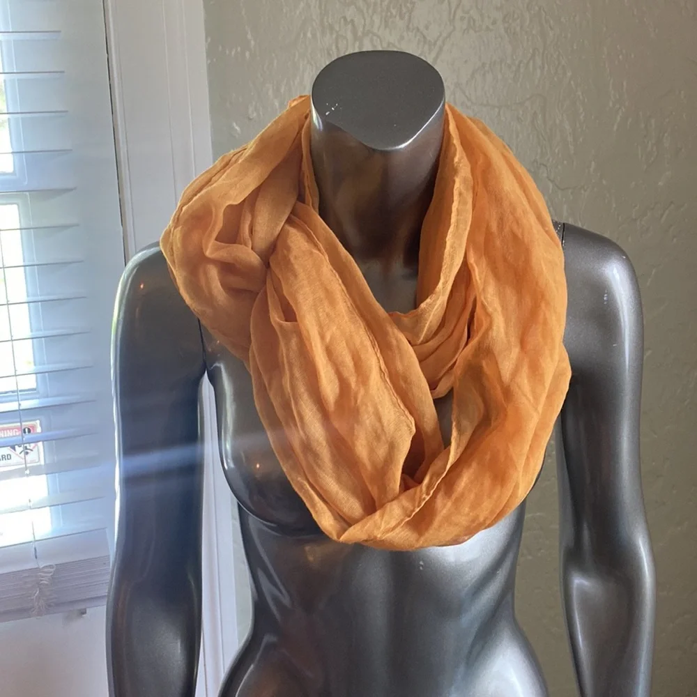 Gold Infinity Scarf - Picture 5 of 5